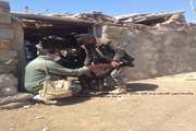 واکسیناسیون گوسفند وبز علیه بیماری ابله و ppr در روستای سانسیز شهرستان طارم 
